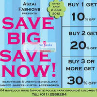 Featured image for (EXPIRED) Aszai Fashions Up To 30% Off Promotion 25 May 2012