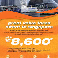 Featured image for (EXPIRED) Tiger Airways Singapore Air Fares Promotion 25 May – 6Jun  2012