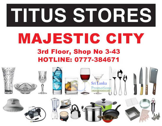 Titus Stores 31 May 2012