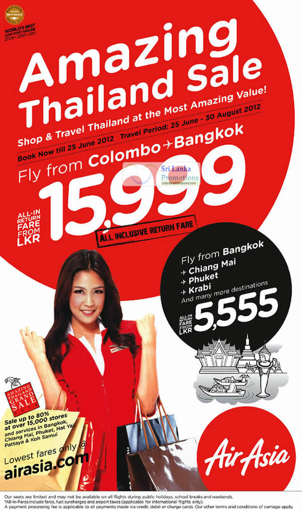 Featured image for (EXPIRED) Air Asia Amazing Thailand Sale 19 – 25 Jun 2012