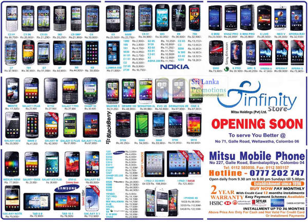 Featured image for Mitsu Mobile Phone Price List Offers 17 Jun 2012