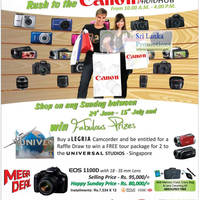 Featured image for Canon Happy Sundays Digital Cameras Promotion 15 Jul 2012