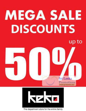 Featured image for Keko Mega Sale Up To 50% Off 23 Jul 2012