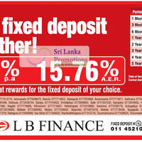 Featured image for LB Finance Fixed Deposits Rates 29 Jul 2012