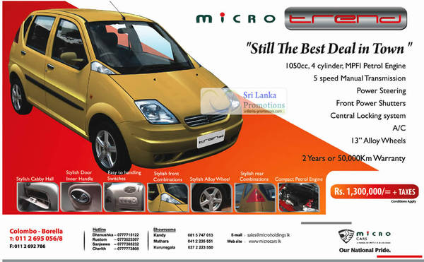 Featured image for Micro Cars Trend Features & Offer Price 12 July 2012