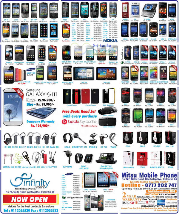 Featured image for Mitsu Mobile Phone Price List Offers 1 Jul 2012
