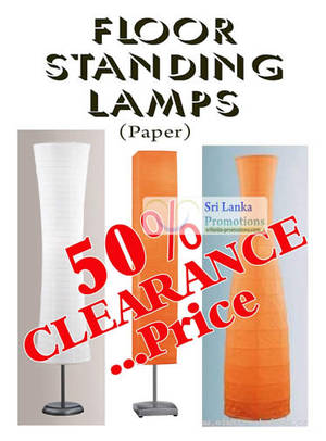 Featured image for Moolchands Lighting 50% Off Eglo Paper Floor Standing Lamps 12 Jul 2012
