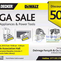 Featured image for (EXPIRED) Black & Decker Mega Sale Up To 50% Off 29 – 30 Aug 2012