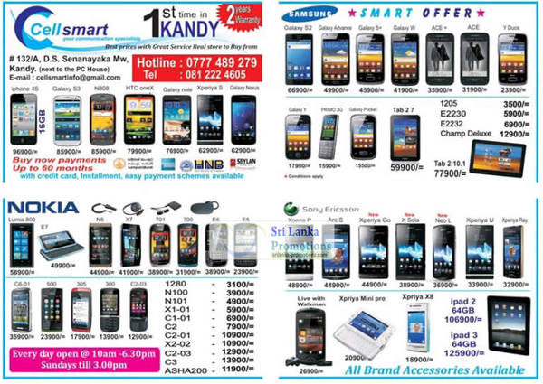 Featured image for Cellsmart (Celltronics) Smartphones & Tablets Offers 26 Aug 2012