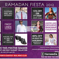 Featured image for (EXPIRED) Hameedia Ramadan Fiesta Up To 40% Off Promotion Offers 3 – 28 Aug 2012