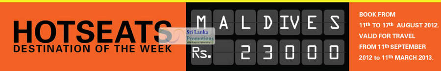 SriLankan Airlines Maldives 11 Aug 2012