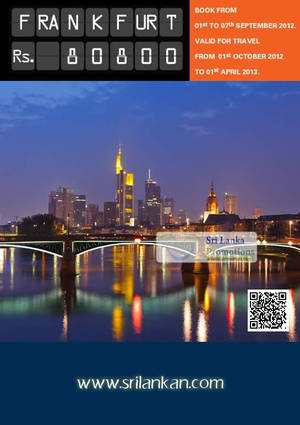 Featured image for (EXPIRED) SriLankan Airlines Frankfurt Promotion Air Fares 1 – 7 Sep 2012