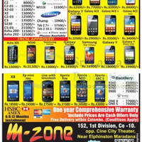 Featured image for M-Zone Smartphones & Mobile Phones Price List Offers 7 Oct 2012