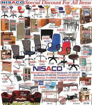 Featured image for Nisaco Discounted Furniture Offers 20 Oct 2012