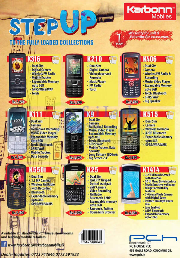 Featured image for Karbonn Mobiles Mobile Phone Price List Offers 14 Oct 2012
