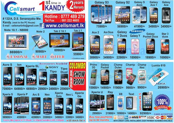 Featured image for Cellsmart (Celltronics) Smartphones Price Offers 18 Nov 2012