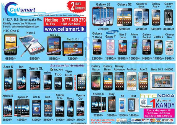Featured image for Cellsmart (Celltronics) Smartphones Price Offers 4 Nov 2012