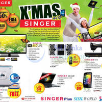 Featured image for Singer Xmas Electronics Offers 21 Nov 2012