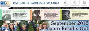 Featured image for IBSL Sept 2012 Exam Results Released 4 Dec 2012