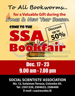 Featured image for (EXPIRED) SSA Book Fair @ Social Scientists Association 17 – 23 Dec 2012