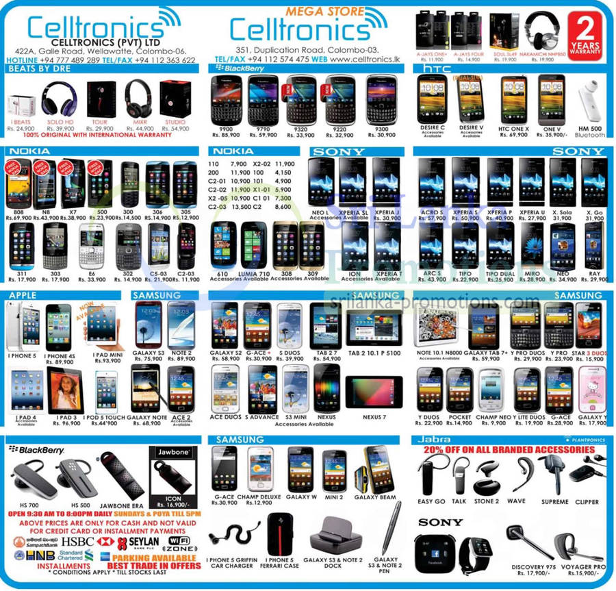 Celltronics 13 Jan 2013