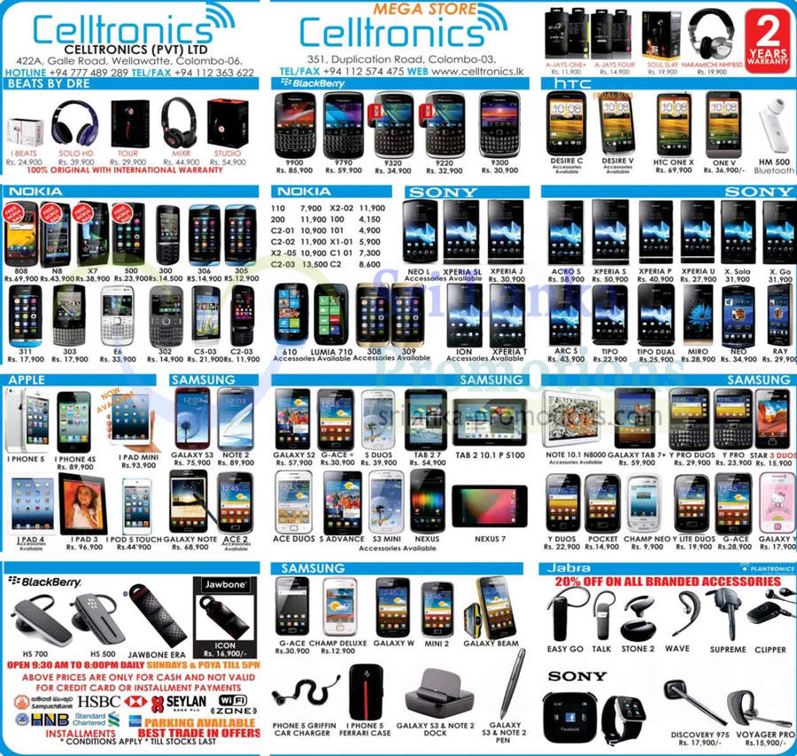 Celltronics 6 Jan 2013