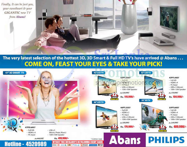 Featured image for Abans Philips LED TV Offers 23 Feb 2013