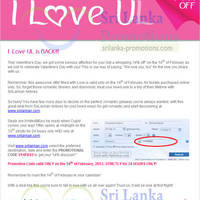Featured image for (EXPIRED) SriLankan Airlines 14% Off Coupon Code 14 Feb 2013