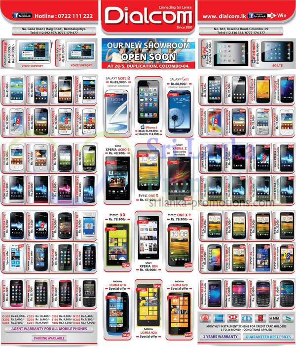 Featured image for Dialcom Smartphones & Mobile Phones Price List Offers 17 Mar 2013