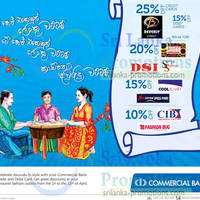 Featured image for (EXPIRED) Commercial Bank Credit & Debit Card Avurudu Fashion Discounts 1 – 12 Apr 2013
