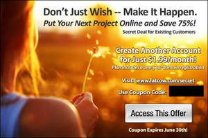 Featured image for (EXPIRED) FatCow Web Hosting $1.99/mth Coupon Code With FREE Domain Name 13 – 30 Jun 2013