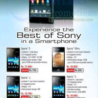 Featured image for Siedles Sony Xperia Smartphone Offers 14 Jun 2013