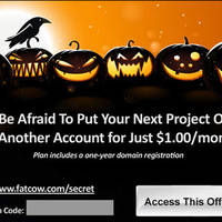 Featured image for (EXPIRED) FatCow Web Hosting $1/mth Coupon Code (Lowest Ever!) With FREE Domain Name 22 – 31 Oct 2013