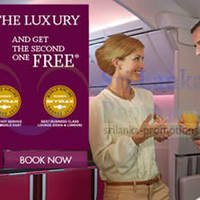 Featured image for (EXPIRED) Qatar Airways Business Class Tickets Buy 1 Get 1 FREE Promo 9 Oct – 6 Nov 2013