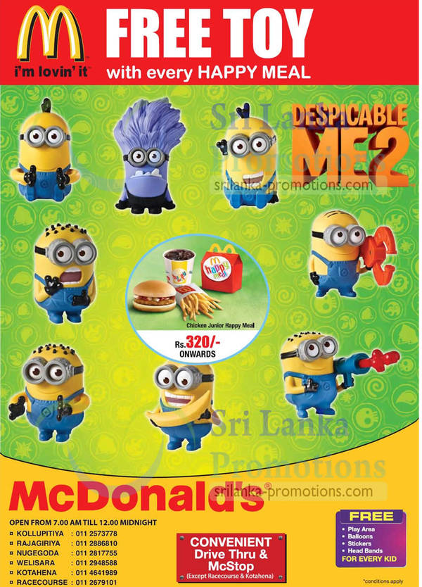 Featured image for McDonald’s FREE Despicable Me 2 Toy Promo 7 Feb 2014