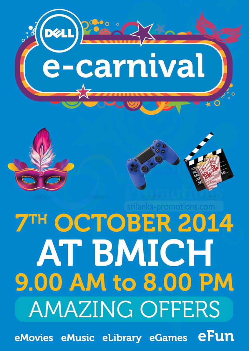 Featured image for Dell E-Carnival @ BMICH 7 Oct 2014