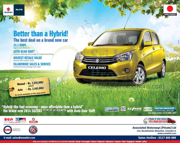 Featured image for Suzuki Celerio Price & Features 18 Nov 2014