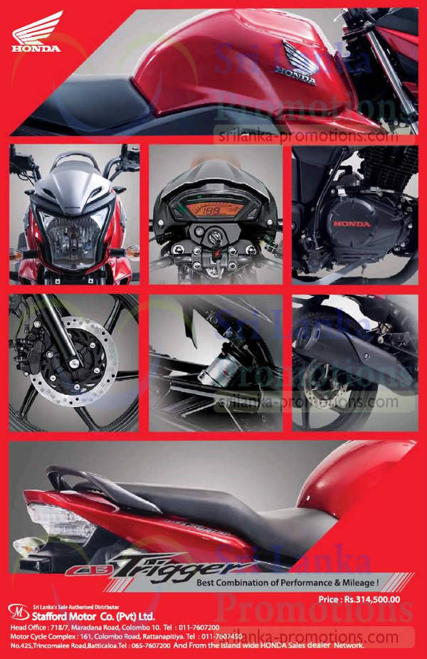 Featured image for Honda CB Trigger Price & Features 19 May 2015