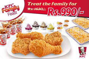 Featured image for (EXPIRED) KFC 40% OFF Family Feast Promotion 12 – 15 Jun 2015