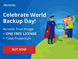 Featured image for Acronis 1-for-1 True Image Backup Software Promotion 2 Mar – 5 Apr 2016