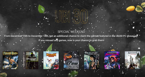 Featured image for Ubisoft is giving away seven free games including Far Cry 3 & Assassin's Creed 3 from 15 - 18 Dec 2016