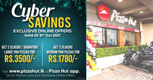 Featured image for (EXPIRED) Pizza Hut: Save on Classic / Signature pizzas with these online deals valid till 31 Oct 2021