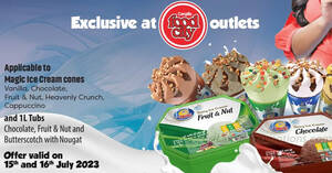 Featured image for (EXPIRED) Cargills Food City offering 20% off all Magic Ice Cream products from 15 – 16 July 2023