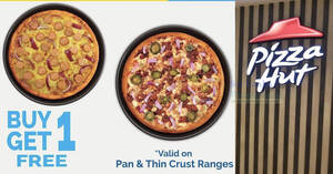 Featured image for (EXPIRED) Pizza Hut Sri Lanka Buy 1 Get 1 Free with HNB Credit Cards on 20 Dec 2023