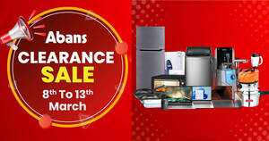 Featured image for (EXPIRED) Abans up to 60% off clearance sale at Katunayake Elite Showroom till 13 Mar 2024