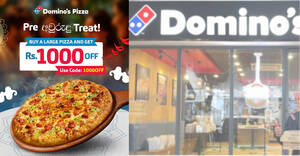 Featured image for (EXPIRED) Domino’s Sri Lanka Offers Rs. 1,000 Discount on Large Pizzas till 9 April 2024