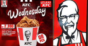Featured image for (EXPIRED) KFC Sri Lanka 8pc Chicken for Rs. 2,990 Exclusive Wednesday Offer on 24 April 2024