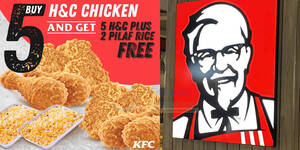 Featured image for (EXPIRED) KFC Sri Lanka Selling 10pc H&C Chicken and 2 Pillaf Rice for Rs. 2,990 Sunday Special on 9 June 2024