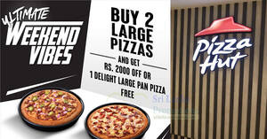 Featured image for Pizza Hut Sri Lanka Offers Rs. 2000 Discount on Large Pan Pizzas Till 30 June 2024
