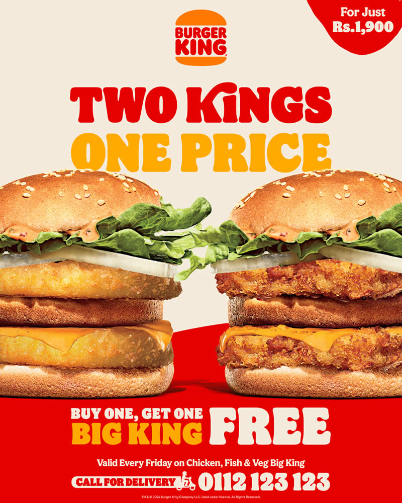 Burger King srilanka promotions.com 7 Aug 2026